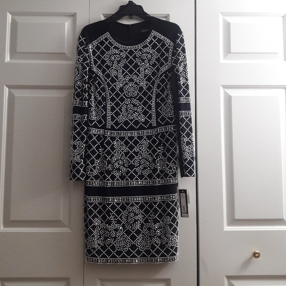 Black and white dress